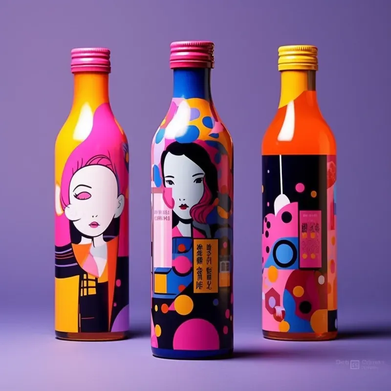 Anime Beverage Drink Packagings