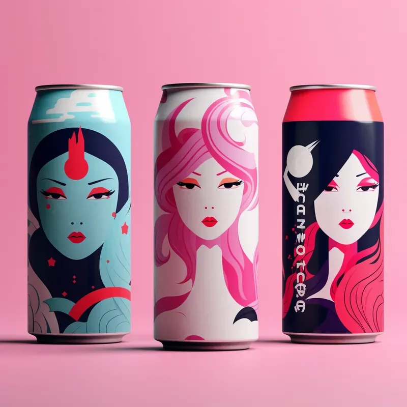 Anime Beverage Drink Packagings