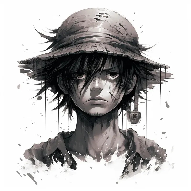 Drawings Anime Characters Black And White