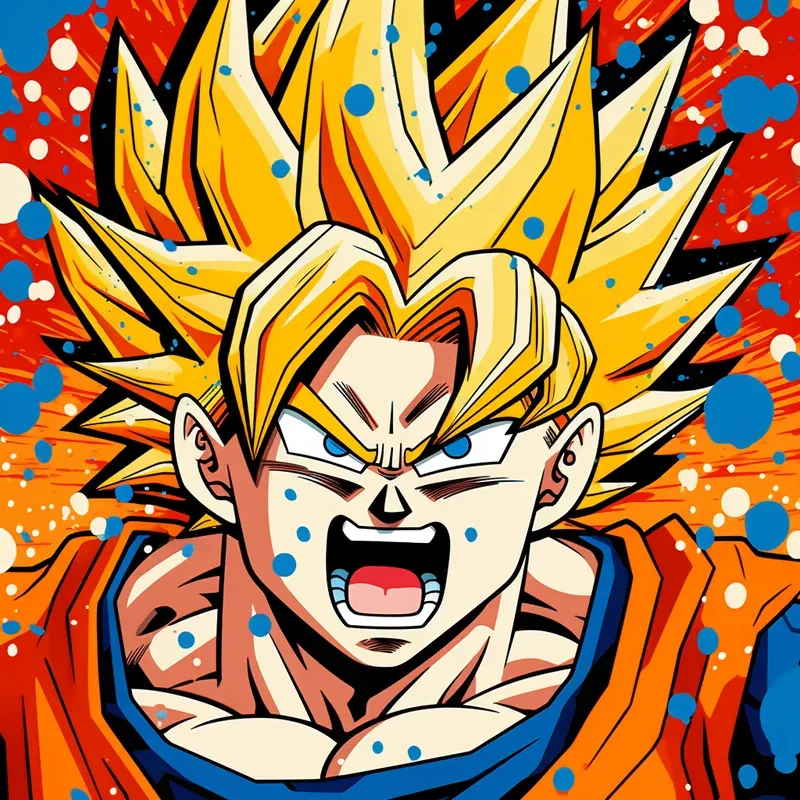 Anime Pop Art Characters