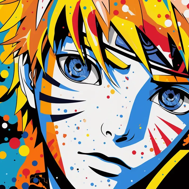 Anime Pop Art Characters