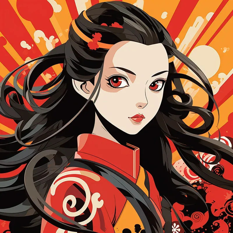 Anime Pop Art Characters