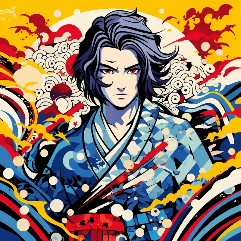Anime Pop Art Characters