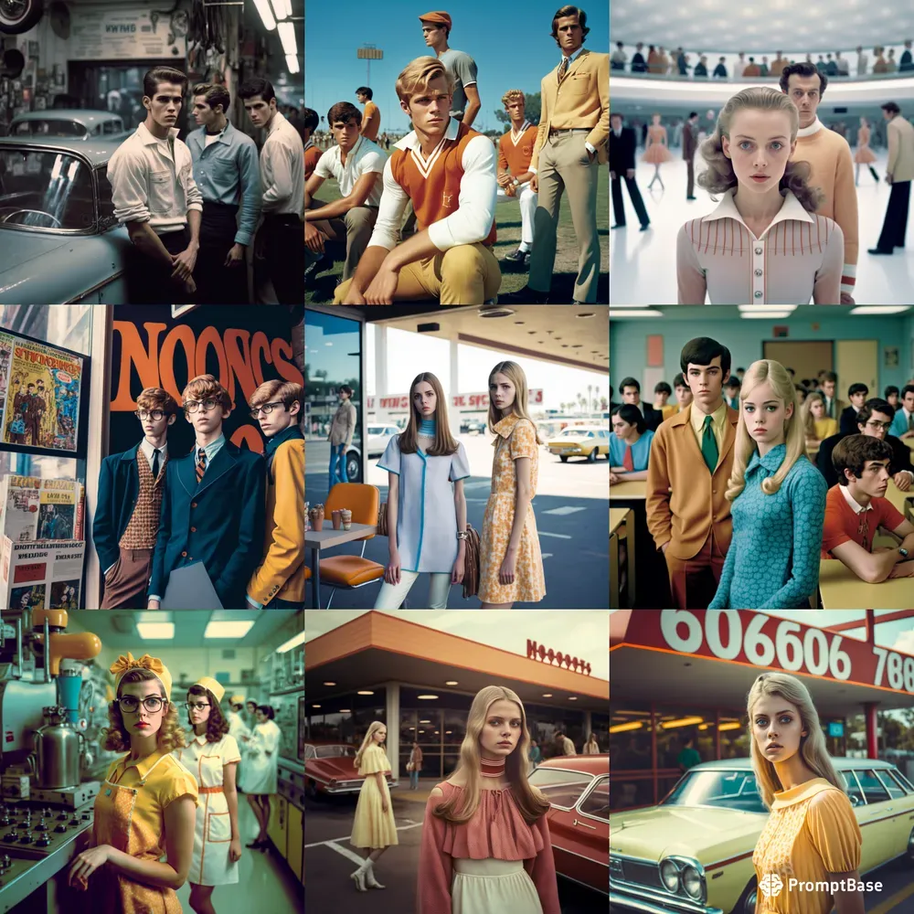 Unique Vogue 1960s Editorial Photographs