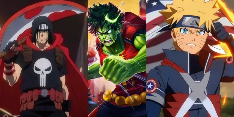 Anime Characters As Avengers generated by undefined