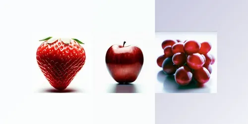 Foods On Pristine White Backgrounds generated by midjourney