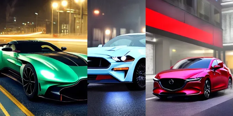Realistic Car Showcase generated by undefined