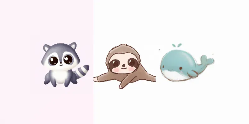 Chibi Style Animals generated by undefined