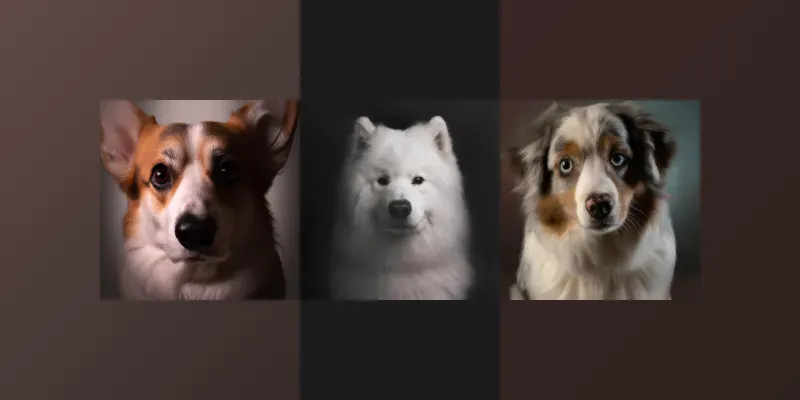 Realistic Photo Renderings Of Doggos generated by undefined