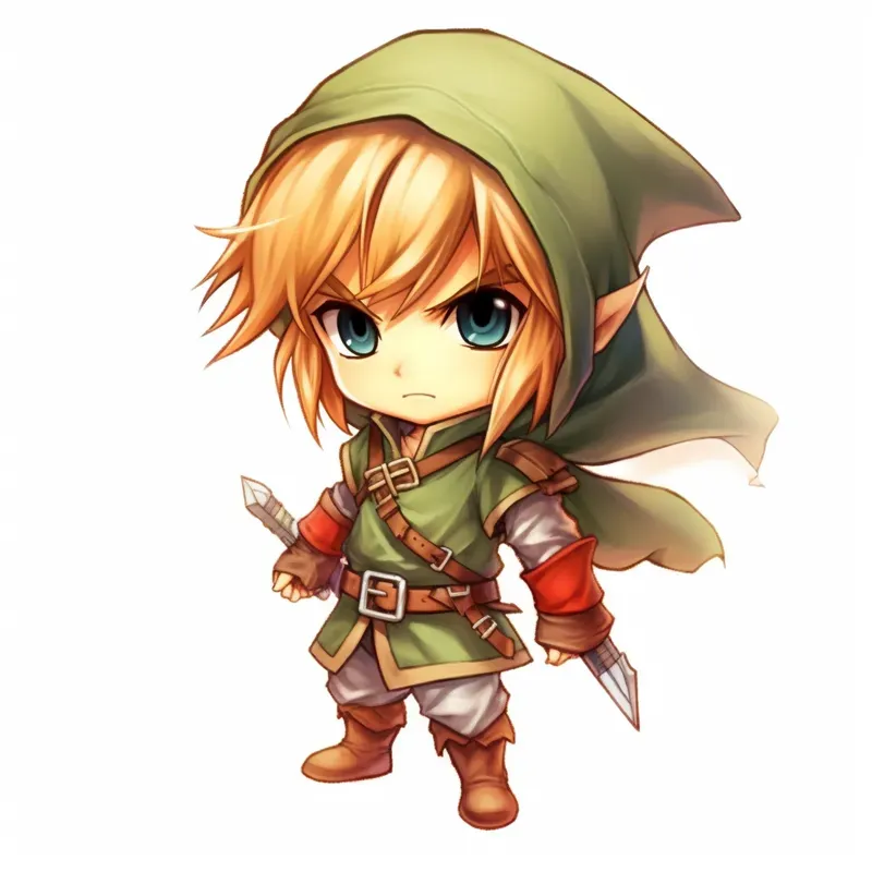 Cute Chibi Video Game Characters