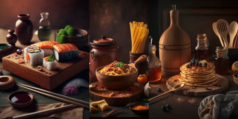Homely Food Photography generated by undefined