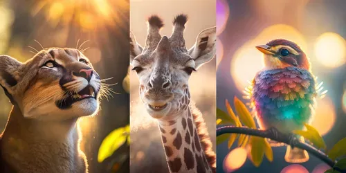 Cute Animals generated by midjourney