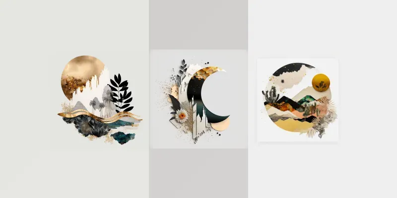 Modern Collages generated by undefined