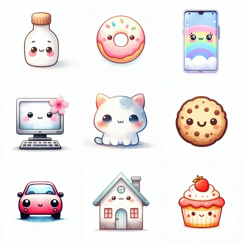 Kawaii Logos