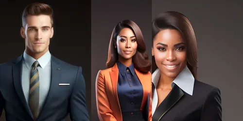 Female Or Male Professional Personas generated by stable-diffusion