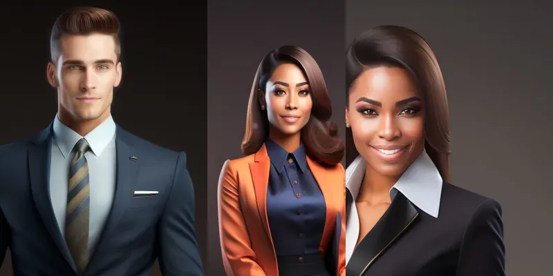 Female Or Male Professional Personas generated by undefined
