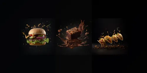 Stunning Food Photographs generated by midjourney