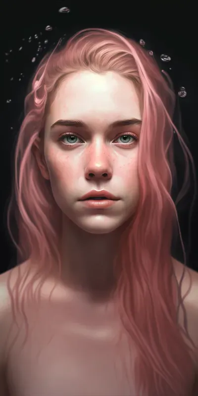Photorealistic Beauties In Color Fashion