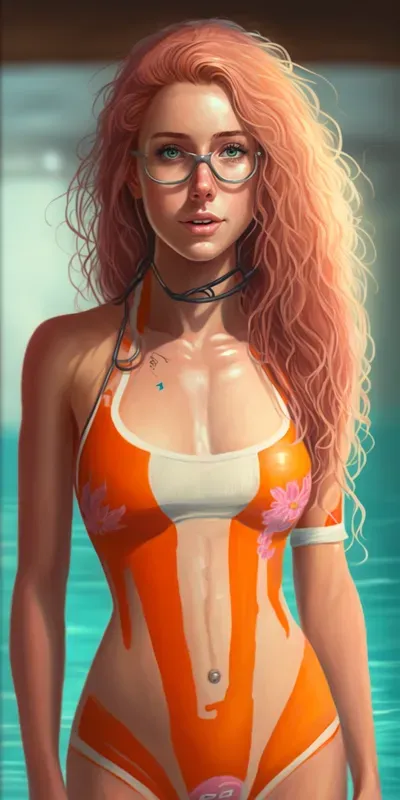 Photorealistic Beauties In Color Fashion