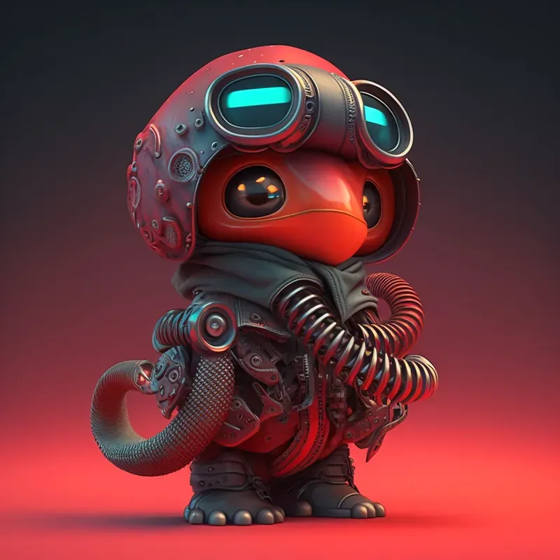 Hyperrealistic Cyberpunk Mechanics