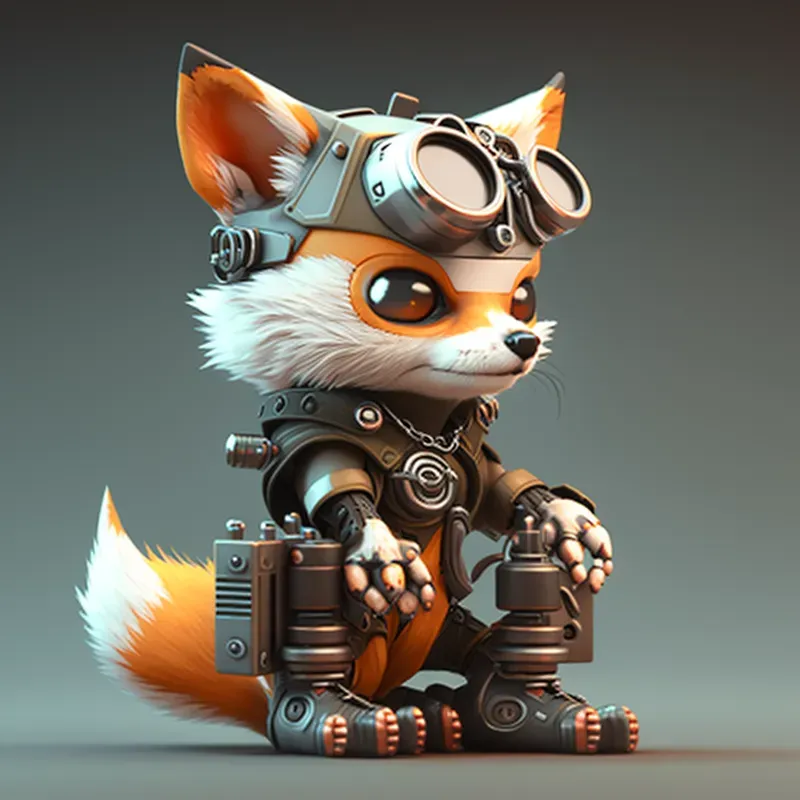 Hyperrealistic Cyberpunk Mechanics
