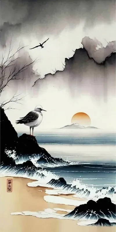 Serenities In Chinese Ink Paintings