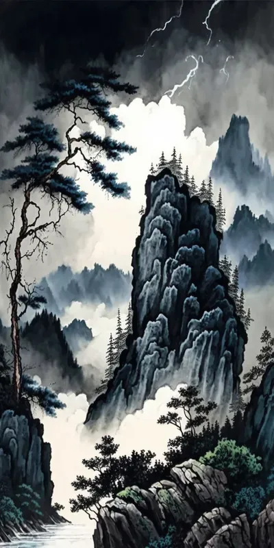 Serenities In Chinese Ink Paintings