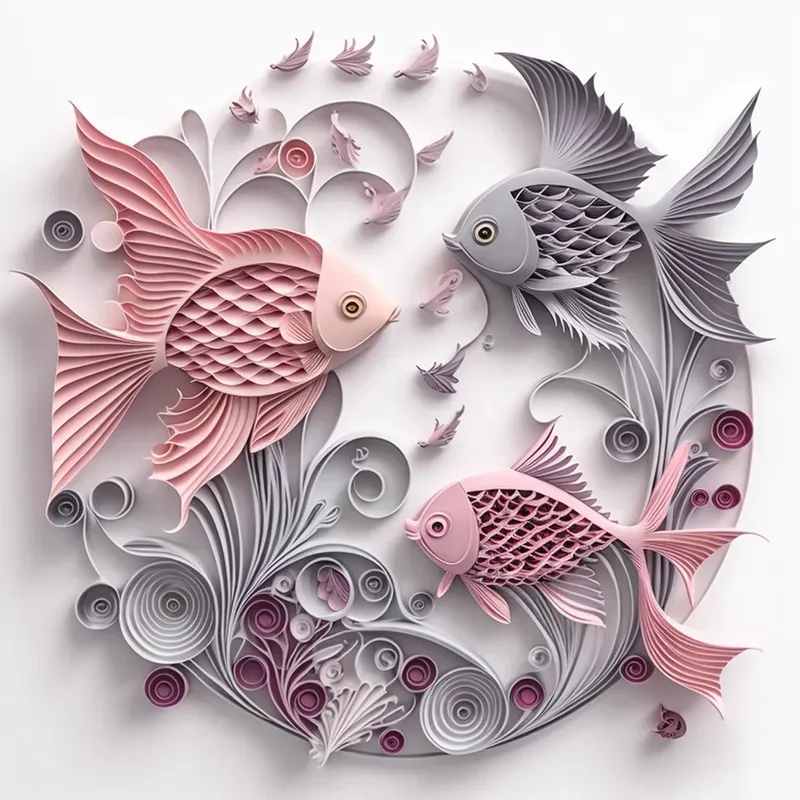 Intricate 3D Paper Art In Pastel Colors
