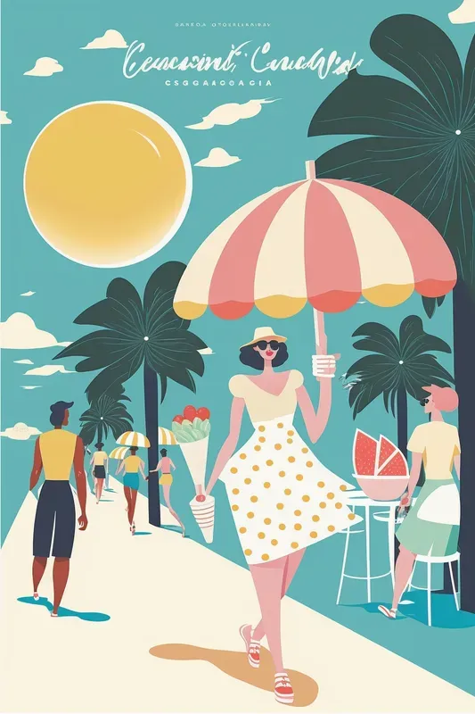 Flat Illustration Poster Designs