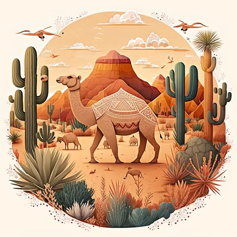 Nordic Nature Whimsical Illustrations