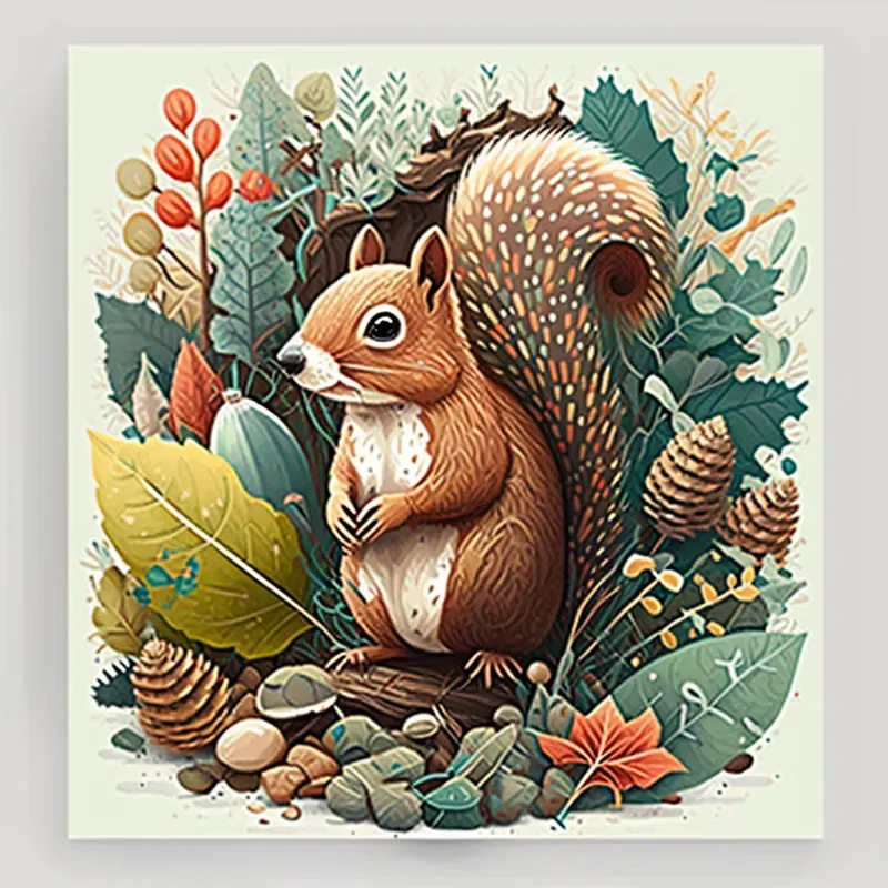 Nordic Nature Whimsical Illustrations
