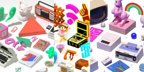 Random Isometric Items generated by dalle