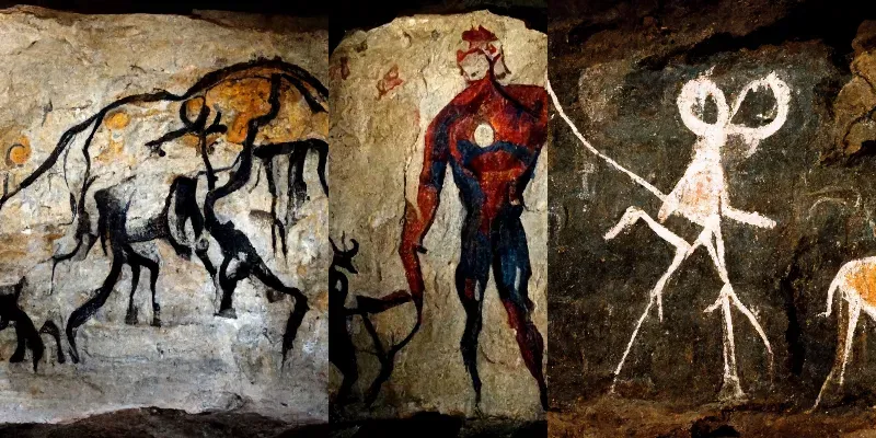 Prehistoric Cave Drawings generated by undefined