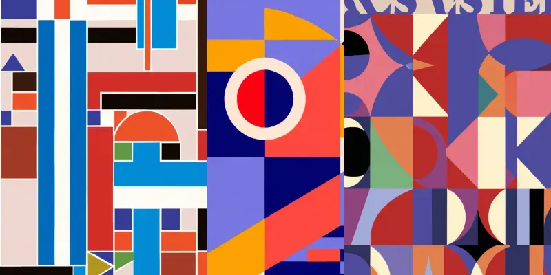 Minimalist Geometric Art Deco Designs generated by undefined