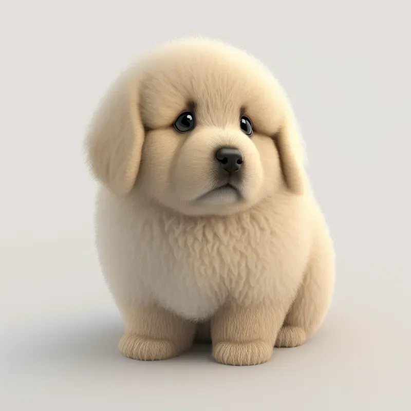 3D Fluffy Animals