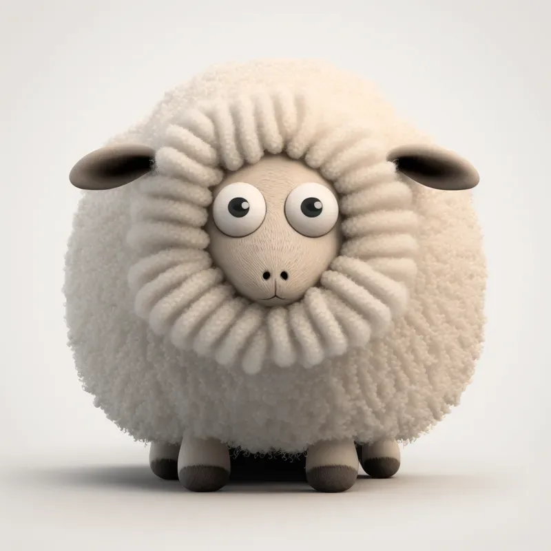 3D Fluffy Animals