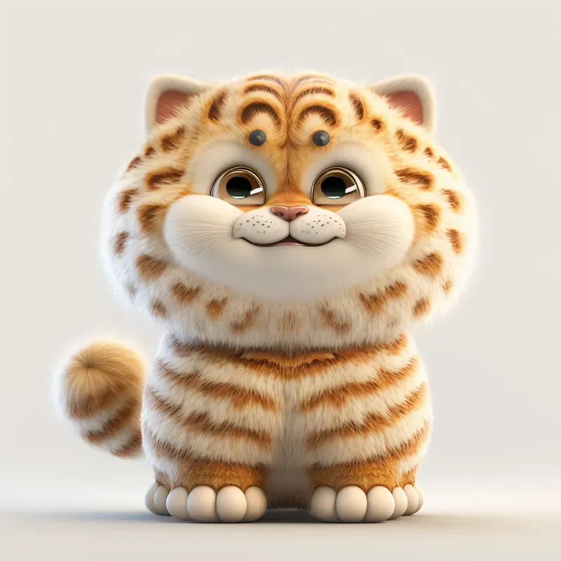 3D Fluffy Animals