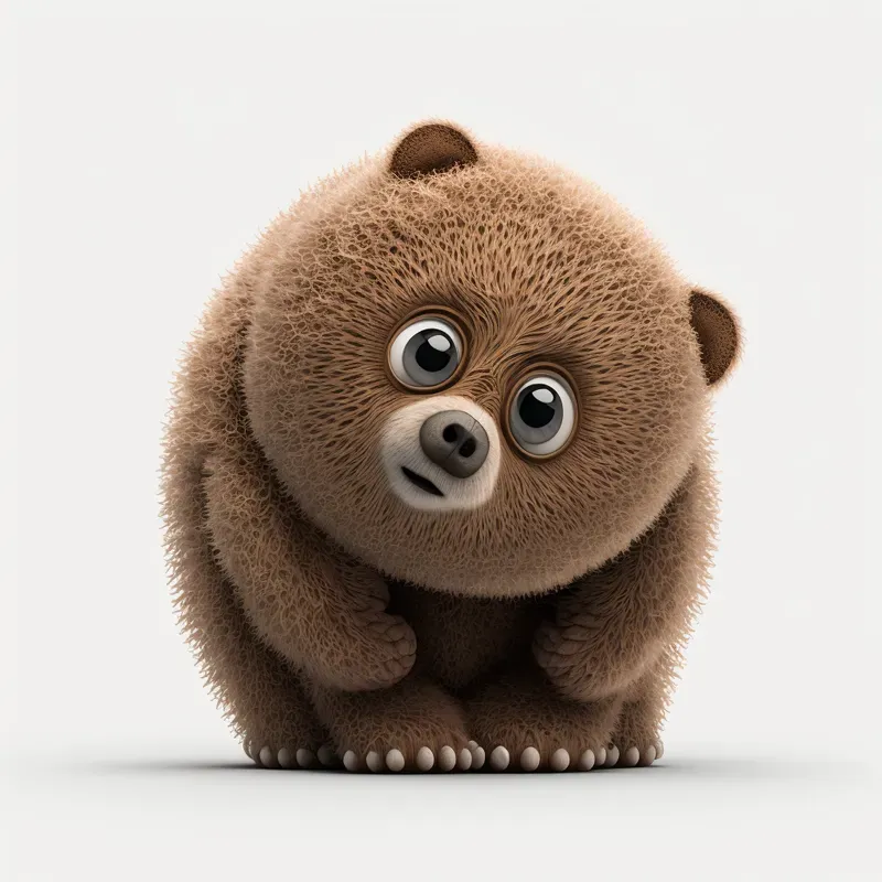 3D Fluffy Animals