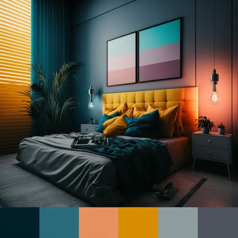 Interior Designs With Color Palettes