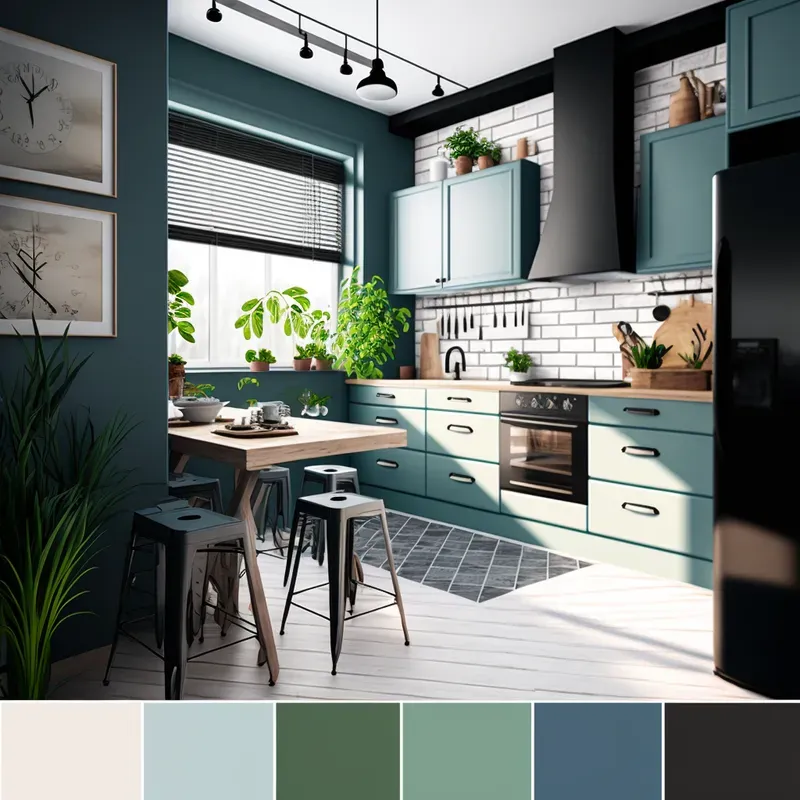 Interior Designs With Color Palettes