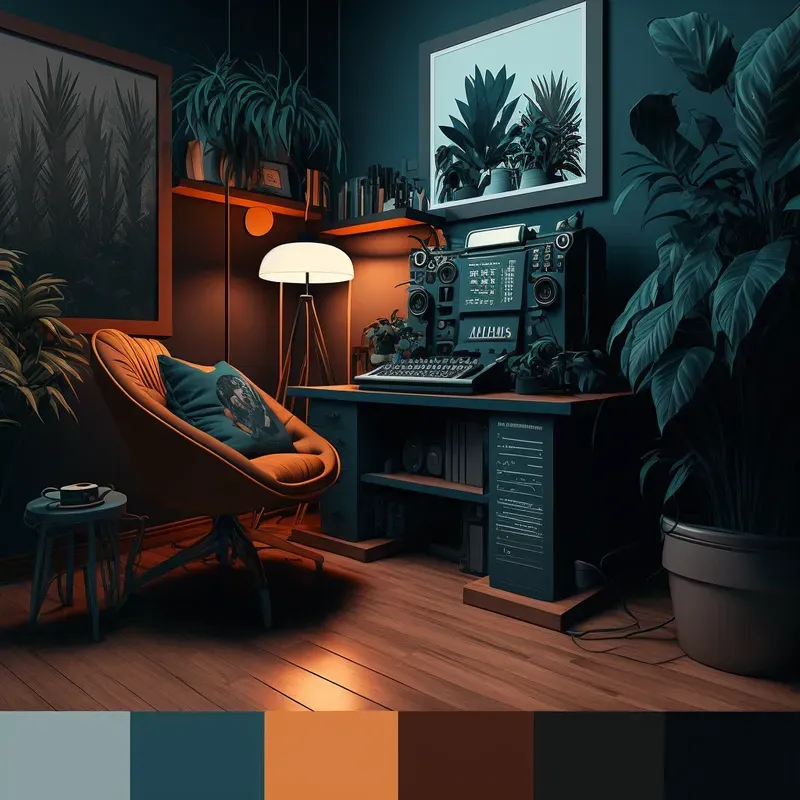 Interior Designs With Color Palettes