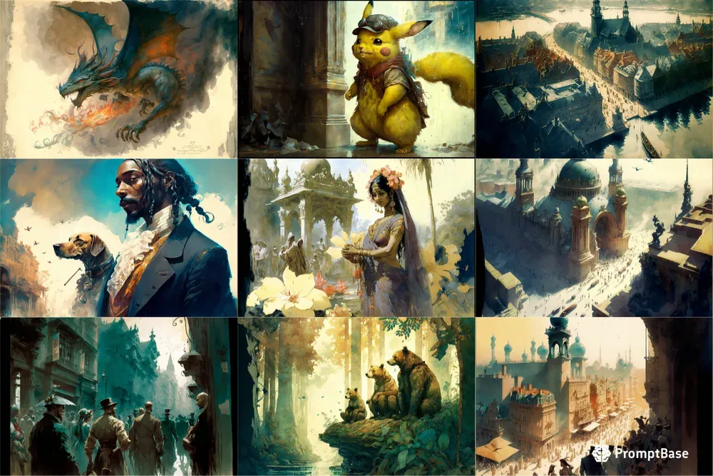 Oldschool Painting Style