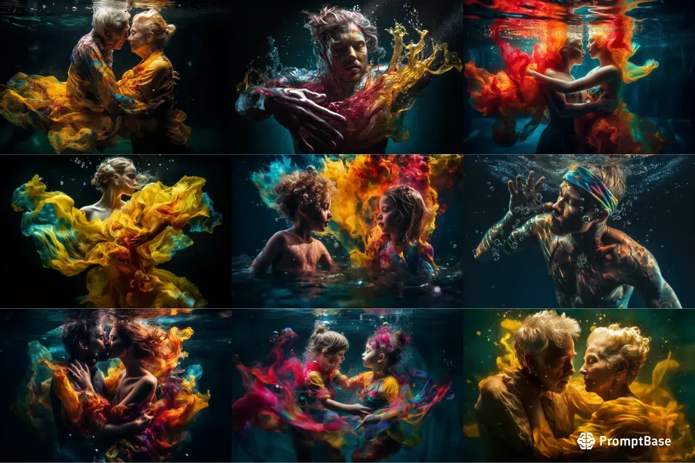 Enchanting Underwater Human Photos