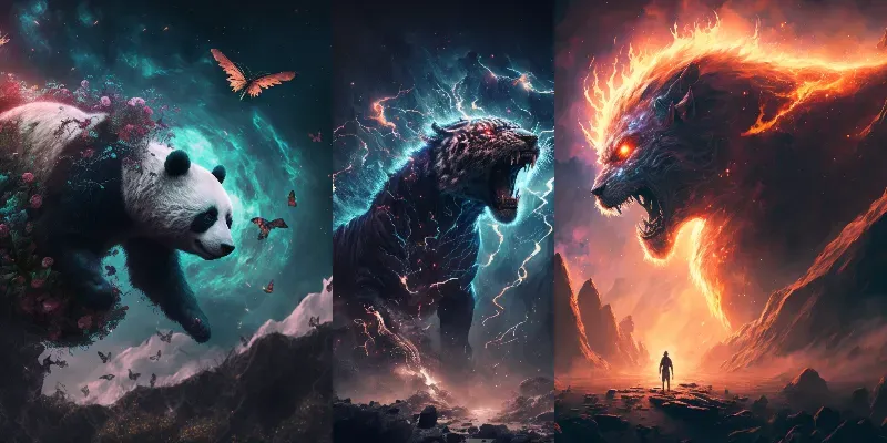 Otherworldly Creatures generated by undefined