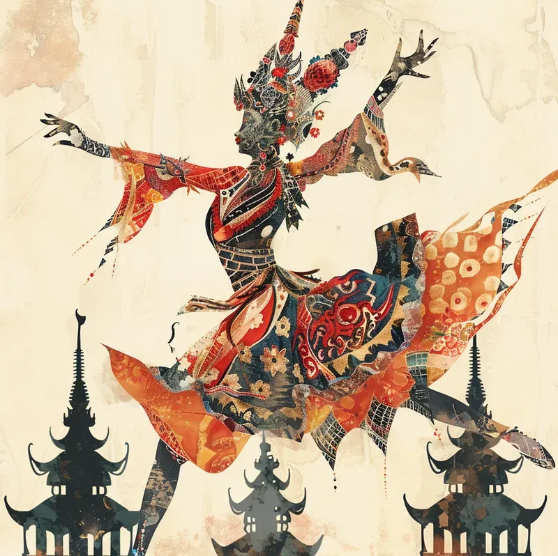 Indonesian Folklore Art