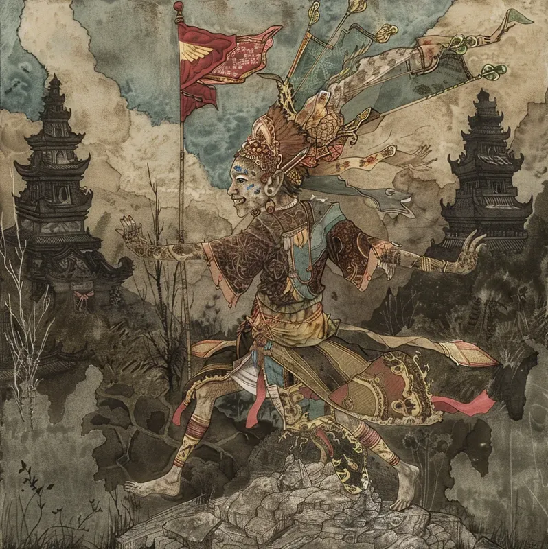 Indonesian Folklore Art