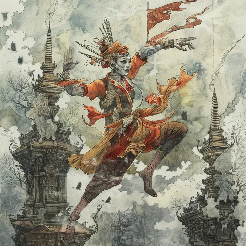Indonesian Folklore Art