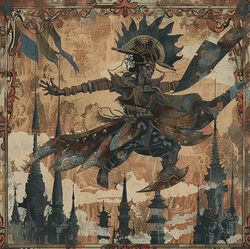 Indonesian Folklore Art