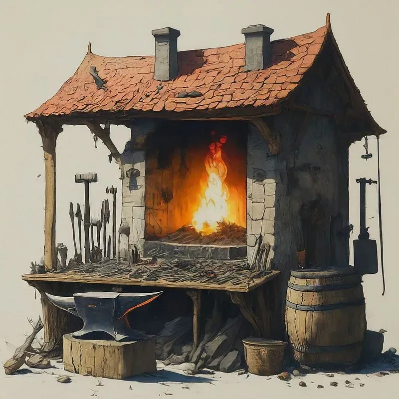 Cozy Medieval Whimsical Paintings