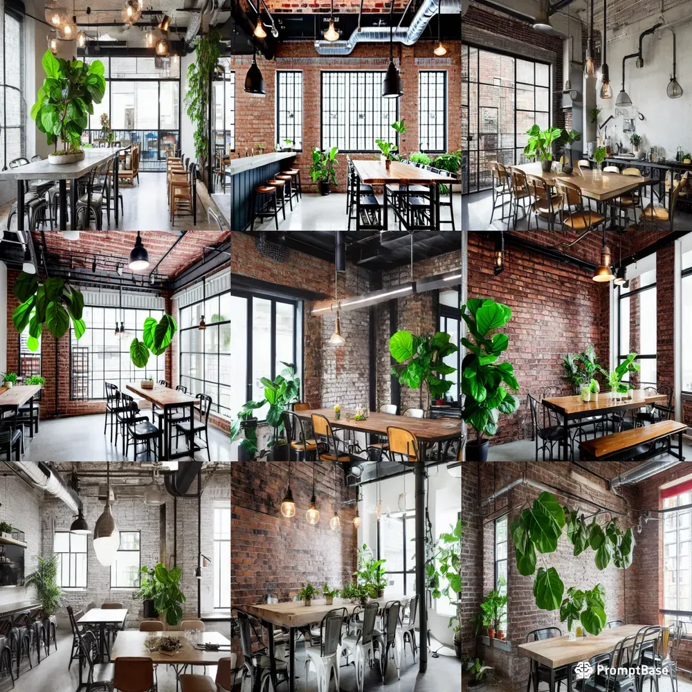 Industrial Dining Rooms